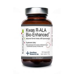 KWAS R-ALA-kwas R-alfa-liponowy 60 kaps. - KenayAg