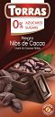 Czekolada gorzka z ziarnami kakao 75 g - Torras
